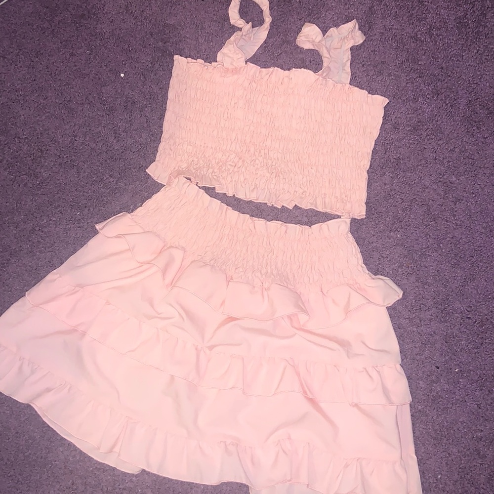 Shein Light Pink 2 Piece Set